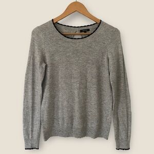 RW&CO. Scalloped Wool Blend Sweater
